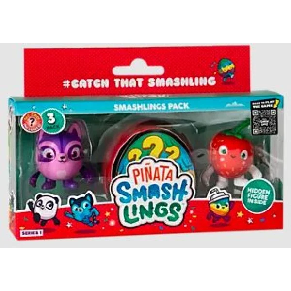 Pi&ntilde;ata Smashlings Figure 3.5cm Pack of 3 - SL2021-T